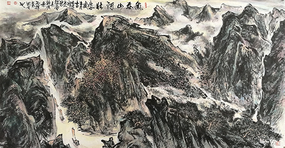 黎越常作品3       《气吞山河壮》